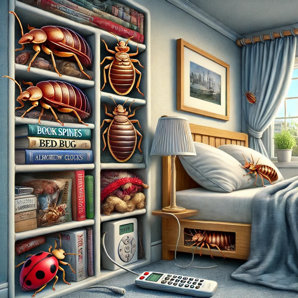 Common Bed Bug Hiding Spots