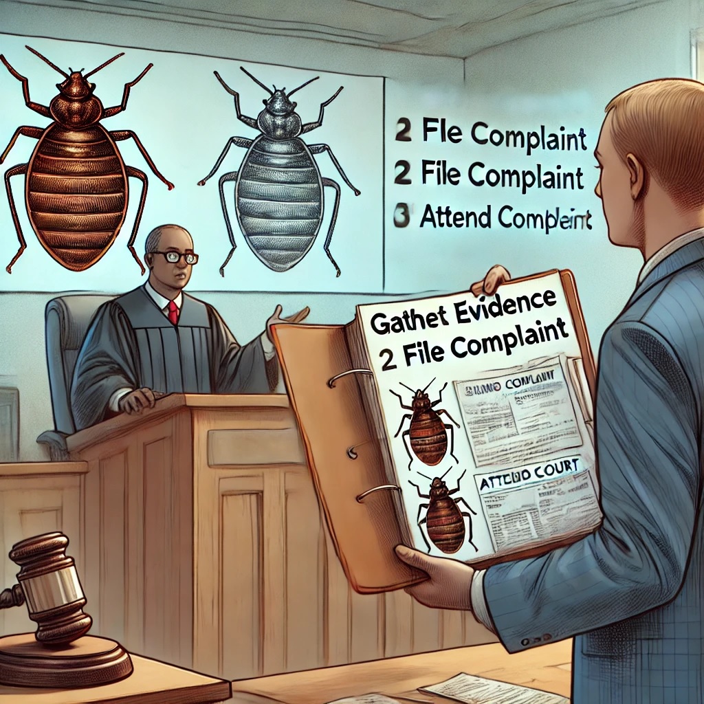 How to File Bed Bug Claims in Small Claims Court 