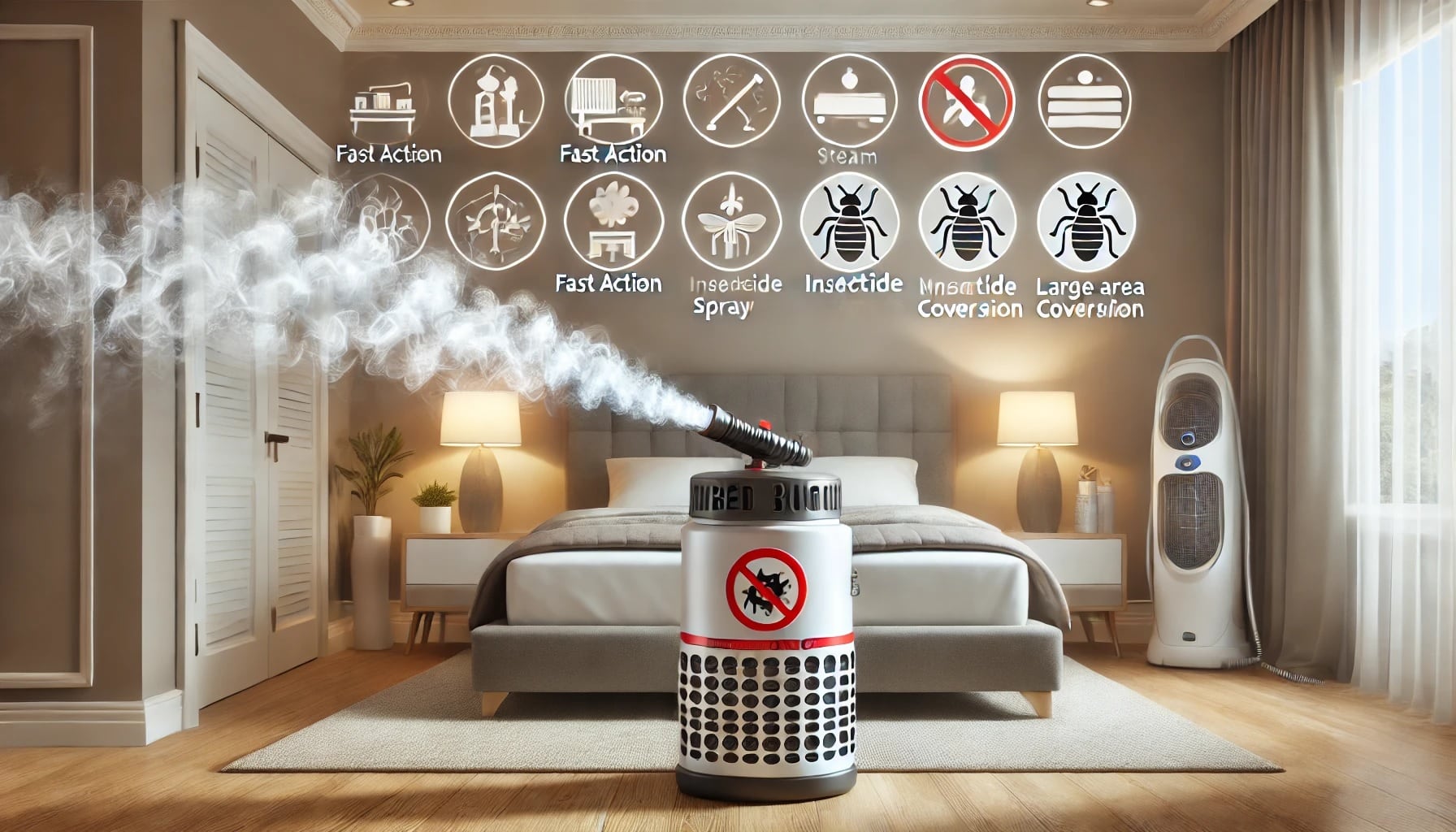 thumbnail image 2 of Foggers For Home Indoor, Disinfectant Fogger One-Touch Start 2 of 11