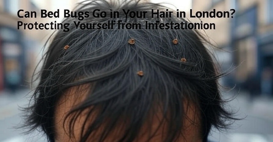 Can Bed Bugs Go in Your Hair in London? Protecting Yourself from Infestations 2 draw image in ratio 16:10 from given text Can Bed Bugs Go in Your Hair in London? Protecting Yourself from Infestations