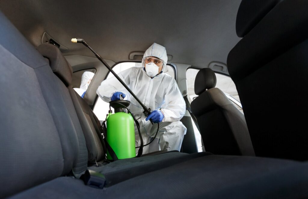 disinfection of car seats